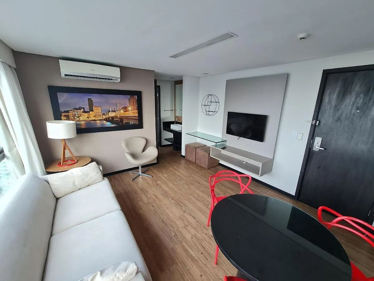 Confortavel Flat Em Boa Viagem Com Vista Recife Casa de Férias
